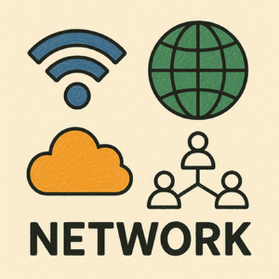 un simbolo de wifi el de internet la nube y unas personas conectadas